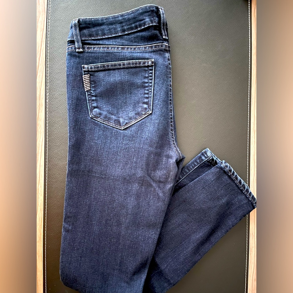 PAIGE Women's Dark Blue Skinny Jeans